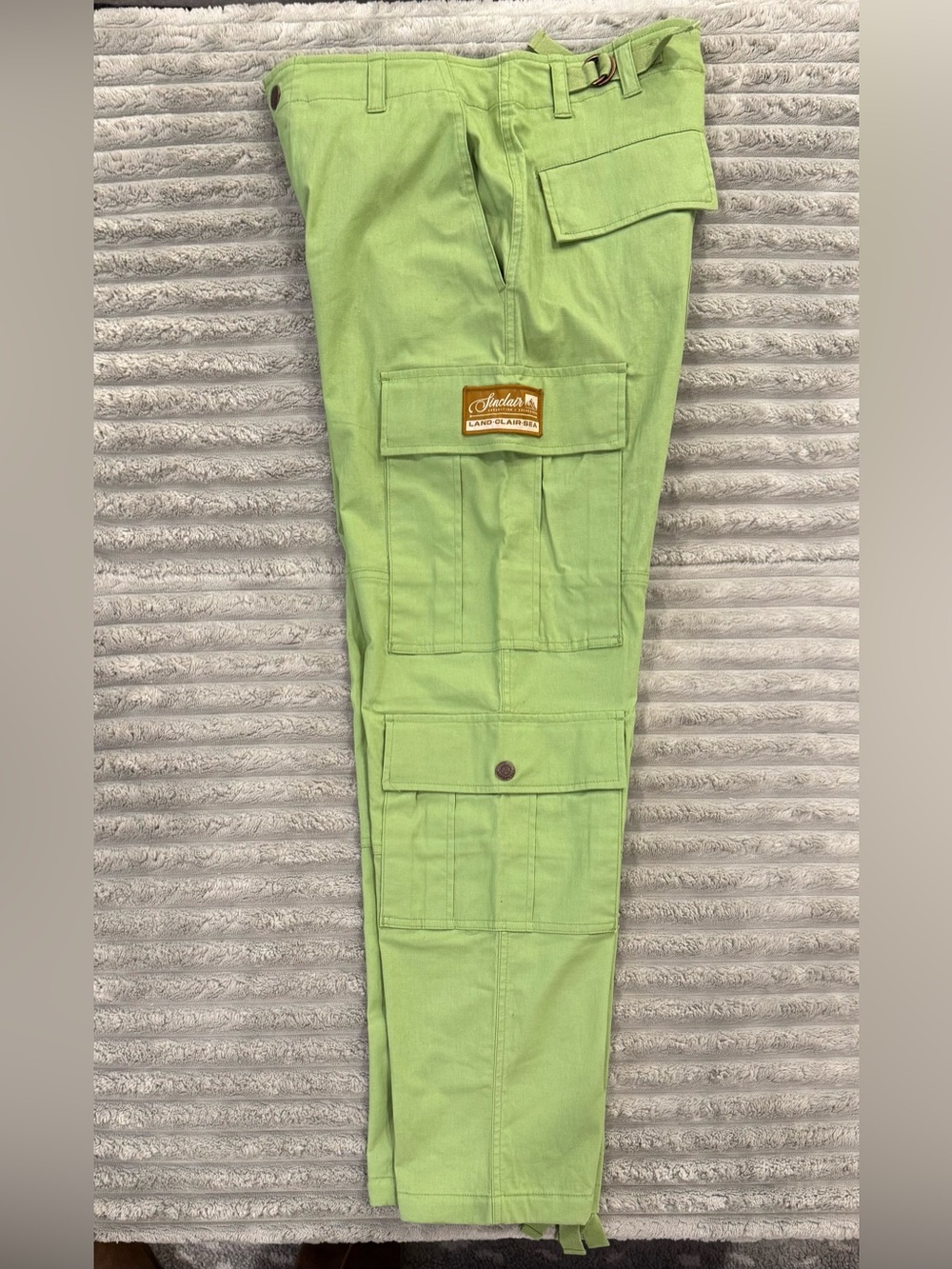 Sinclair Men's Lime Green Cargo Pants with Utility Pockets